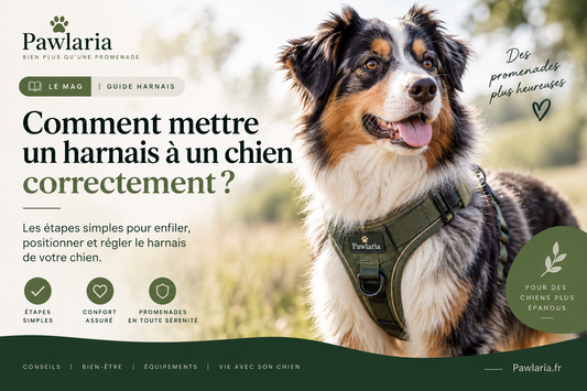 Comment mettre un harnais à un chien correctement – guide étape par étape Pawlaria