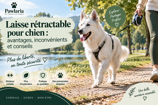 Laisse rétractable pour chien – avantages inconvénients et conseils