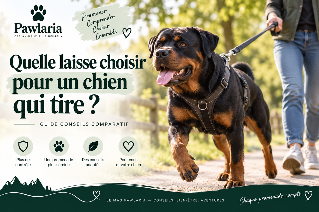 Quelle laisse choisir pour un chien qui tire ?