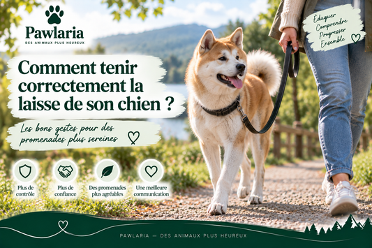 Comment tenir correctement la laisse de son chien – guide Pawlaria