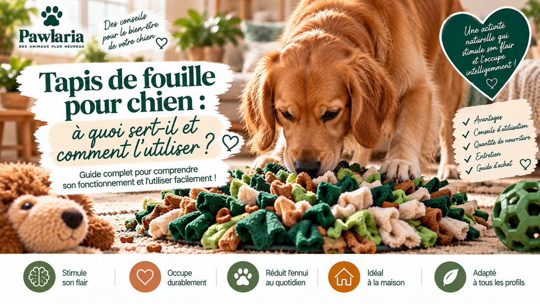 Tapis de fouille pour chien – à quoi sert-il et comment l’utiliser