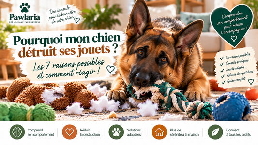Pourquoi mon chien détruit-il ses jouets ?