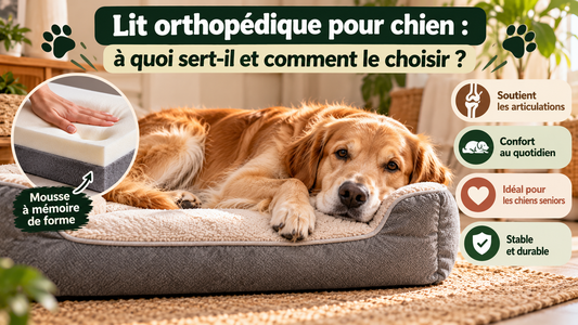 Lit orthopédique pour chien – à quoi sert-il et comment le choisir