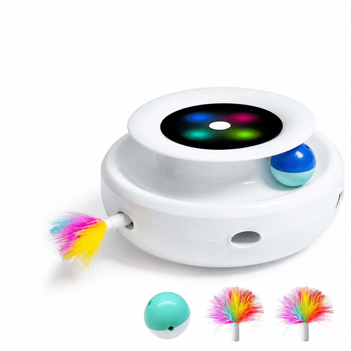 Circuit à Balle Interactif Premium 2-en-1 pour Chat